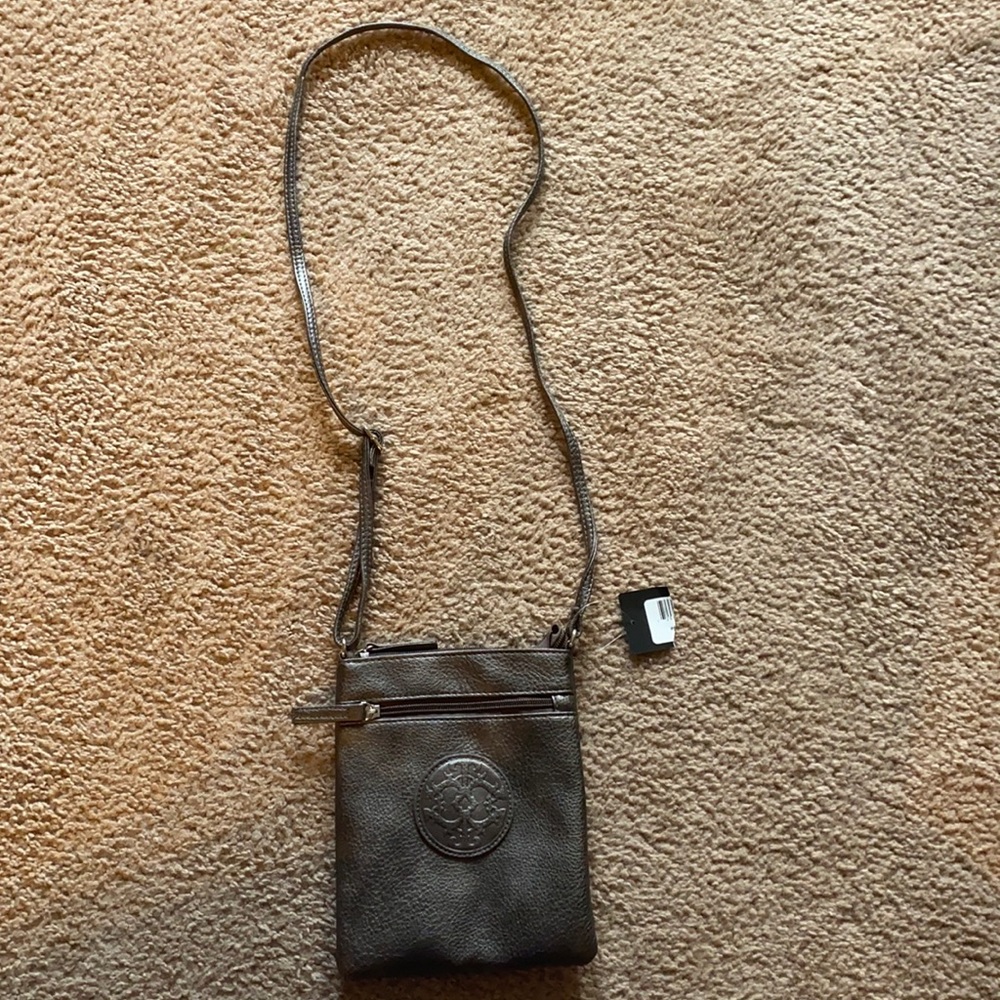 Silver/Gray Crossbody